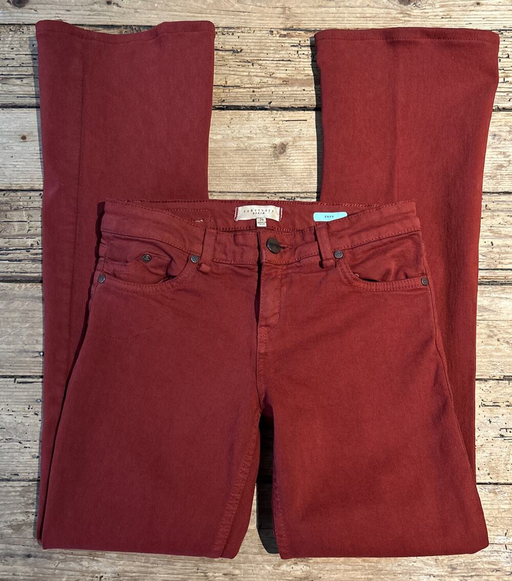 Sanctuary Women’s Size 26 Red Envy Flare Jeans